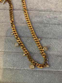 AMOSSH - Waterproof 18K Gold Plated Celestial Necklace