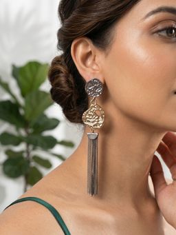 RUNORAA - Aura Fusion Drop Earrings