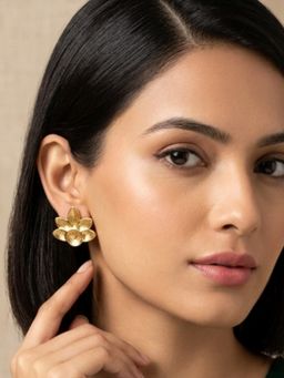 RUNORAA - Empress Petals Stud Earrings