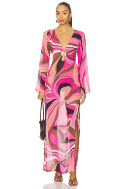 CINCIN - Hotline Lobster Maxi Dress