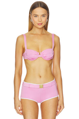 CINCIN - Ariel Ruched Bikini Top