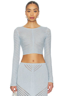 DEVON WINDSOR - Raya Metallic Top