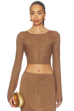 DEVON WINDSOR - Raya Metallic Top