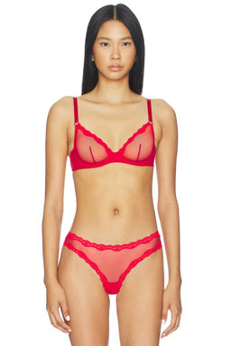 fleur du mal - Sheer Tulle Demi Bra