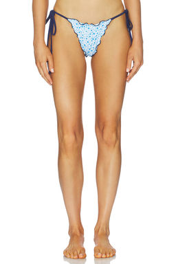 Kulani Kinis - Lettuce Edge Side Tie Bikini Bottom