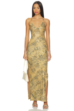 Luli Fama - Cross Back Long Dress