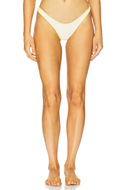 Luli Fama - Luxe Stitch High Leg Brazilian Bikini Bottom