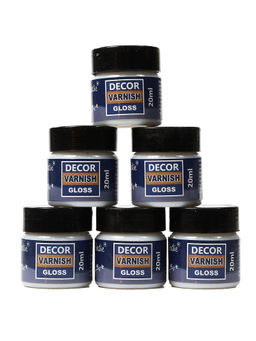 Little Birdie - 6 Share Pack Decore Varnish Glossy White