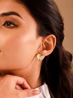 Voylla - Multi-Color Brass Statement Pair Of Earrings