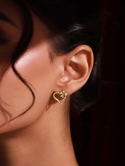 Voylla - Gold Sterling Silver Sterling Silver Pair Of Earrings