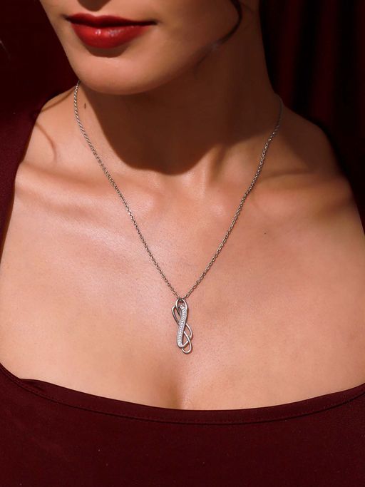 Voylla White Sterling Silver Sterling Silver Necklace
