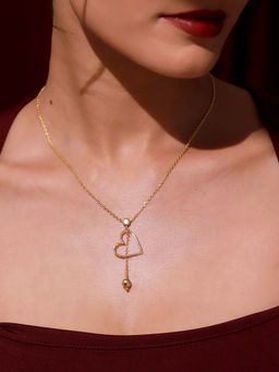 Voylla - Gold Sterling Silver Sterling Silver Necklace