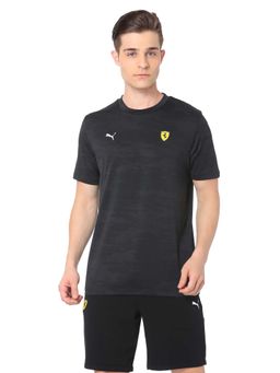 Puma - Scuderia Ferrari Tech Mens Black Solid T-shirt