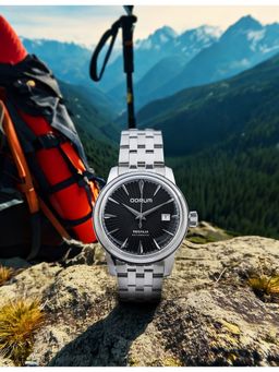 Qorum - Regalia Men Black Dial Watch (G101 Regalia-Obsidianblackdial) (M)