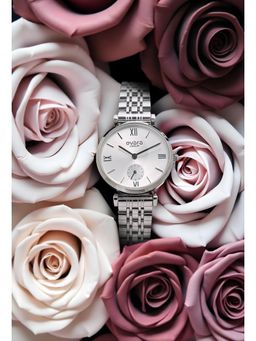 Qorum - Evara Women Silver Dial Watch (G120 Evara-Silver Dial) (M)