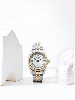 Qorum - Evara Women's Silver Dial Watch (G129 Evara-Silver Dial) (M)