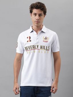 Beverly Hills Polo Club - Team Jersey Polo T-Shirt - White
