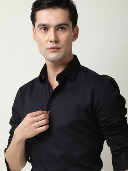 Rare Rabbit - Cents Black Shirt