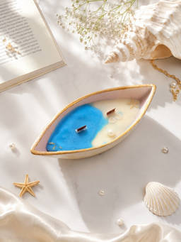 Velvetine Soiree - White Serenique Boat Jar Scented Candle