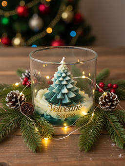 Velvetine Soiree - Green Christmas Morning Scented Candle