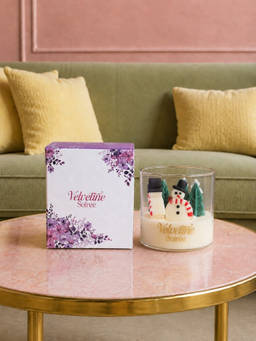 Velvetine Soiree - Multi-Color Frozen Wonder Scented Candle