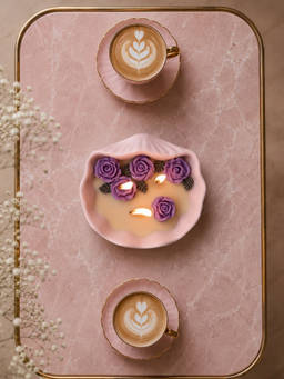 Velvetine Soiree - Purple Dawn Conch Shell Scented Candle