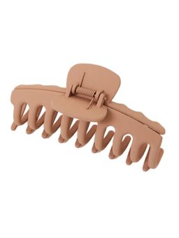 Accessorize London - Women Brown Extra Large Matte Hair Claw Clip