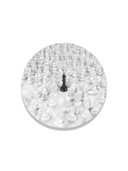 The Artment - Stand Out And Alone Canvas (matte Finish)- White