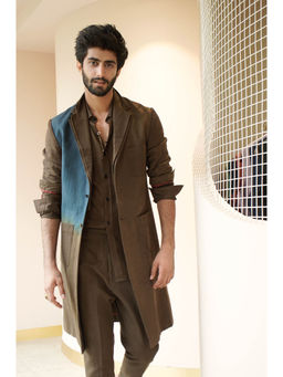 Jatin Malik - Classic Overcoat (Set of 3)