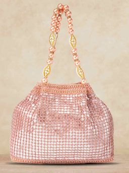 Peora - Potli Bags for Women Evening Ethnic Bride Purse with Drawstring (P11C)