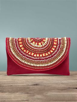 Peora - Clutch Purses For Women Wedding Handmade Evening Handbags Party Bridal Clutch (C12M)