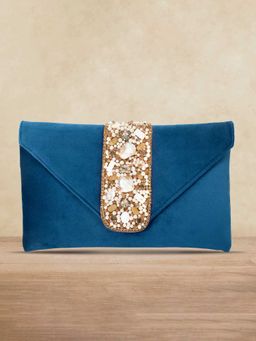Peora - Clutch Purses For Women Wedding Handmade Evening Handbags Party Bridal Clutch (C16B)