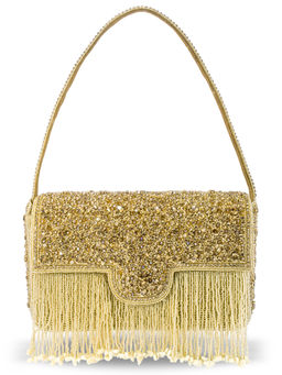 Peora - Gold Embellishments Handbag