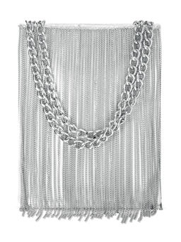 Peora - Silver Embellishments Clutch