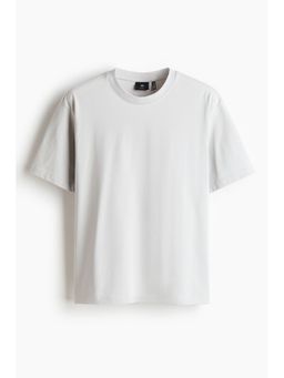 H&M - Men Grey Coolmax ® Relaxed Fit T-Shirt