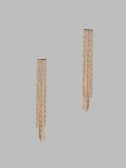 Globus - Gold Plated Drop Earrings-3619585001