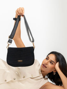 Joon Blu - Solid Black Sling Bag (S)