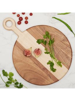 HomeTown - Tuscany Wood Circolo Chopping Board In Brown Colour