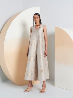Perona - Mesi Beige Jumpsuit