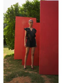 ETE - Aura Black Jumpsuit with Belt