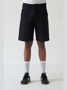 Muvazo - Black Edge Zip Shorts