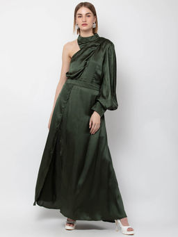Dodo & Moa - Women Green Maxi Dress