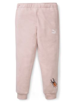 Puma - Small World Prime Unisex Kids Pink Joggers