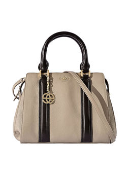 Eske - Stone Beige Color Solid Pattern Satchel for Womens
