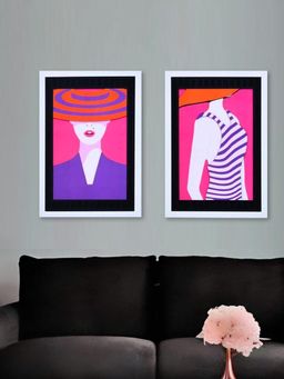 At Home by Nilkamal - Lady in Hat 3D Painting