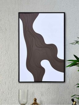 At Home by Nilkamal - Abstract MDF Base Wall Decor