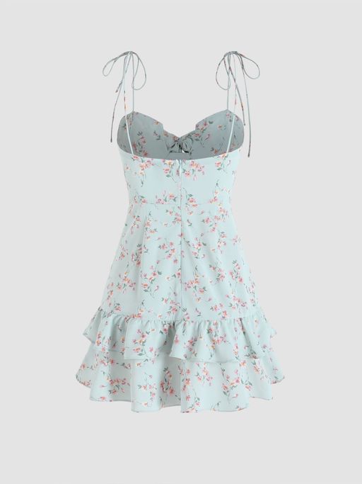 cider floral corset dress CIDER Floral Strapless Mini Dress XS Coquette Cottagecore Corset NWT