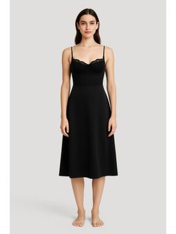 Cider - Lace Trim Cami Midi Dress