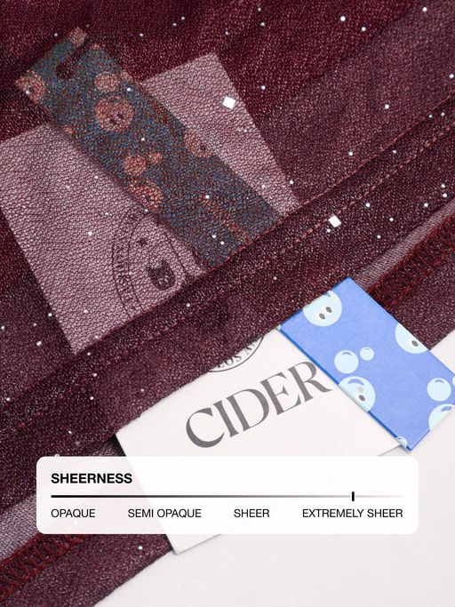 Buy Cider Cowl Neck Solid Glitter Ruffle Hem Maxi Dress (S) Online
