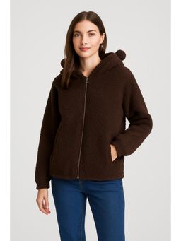 Cider - Teddy Fleece Jacket With Hood